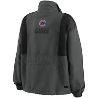 WEAR by Erin Andrews Chicago Cubs Packable Half-Zip Jacket