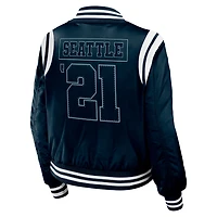 WEAR by Erin Andrews Deep Sea Seattle Kraken Baller Full-Zip Bomber Jacket