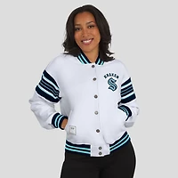 WEAR by Erin Andrews Deep Sea Seattle Kraken Full-Snap Fleece Sweatshirt Jacket