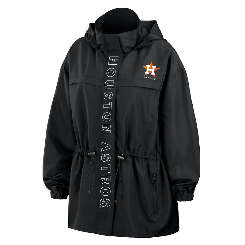 WEAR by Erin Andrews Houston Astros Full-Zip Windbreaker Hoodie Jacket