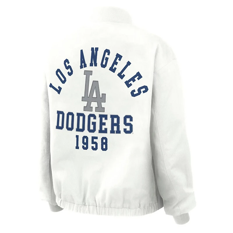 WEAR by Erin Andrews Los Angeles Dodgers Full-Zip Bomber Jacket