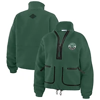 WEAR by Erin Andrews Minnesota Wild Polar Fleece Half-Zip Jacket