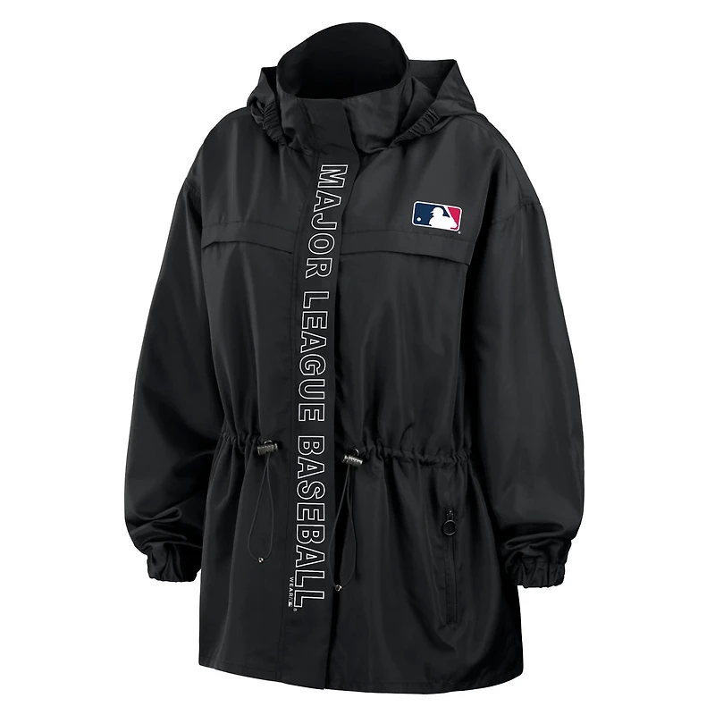 WEAR by Erin Andrews MLB Merchandise Full-Zip Windbreaker Hoodie Jacket