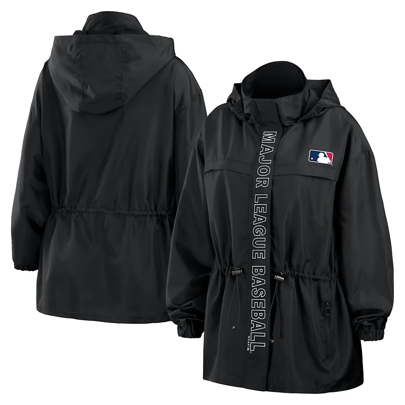 WEAR by Erin Andrews MLB Merchandise Full-Zip Windbreaker Hoodie Jacket