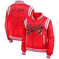 WEAR by Erin Andrews New Jersey Devils Baller Full-Zip Bomber Jacket