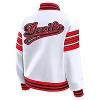 WEAR by Erin Andrews New Jersey Devils Full-Snap Fleece Sweatshirt Jacket