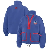 WEAR by Erin Andrews New York Rangers Polar Fleece Half-Zip Jacket