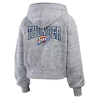WEAR by Erin Andrews Oklahoma City Thunder Speckled Radiator Full-Zip Hoodie