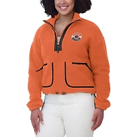WEAR by Erin Andrews Philadelphia Flyers Polar Fleece Half-Zip Jacket