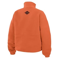 WEAR by Erin Andrews Philadelphia Flyers Polar Fleece Half-Zip Jacket