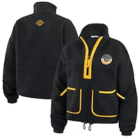 WEAR by Erin Andrews Pittsburgh Penguins Polar Fleece Half-Zip Jacket