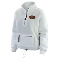 WEAR by Erin Andrews San Francisco Giants Polar Fleece Quarter-Zip Jacket