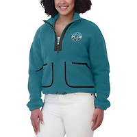 WEAR by Erin Andrews San Jose Sharks Polar Fleece Half-Zip Jacket
