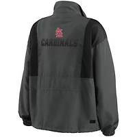 WEAR by Erin Andrews St Louis Cardinals Packable Half-Zip Jacket