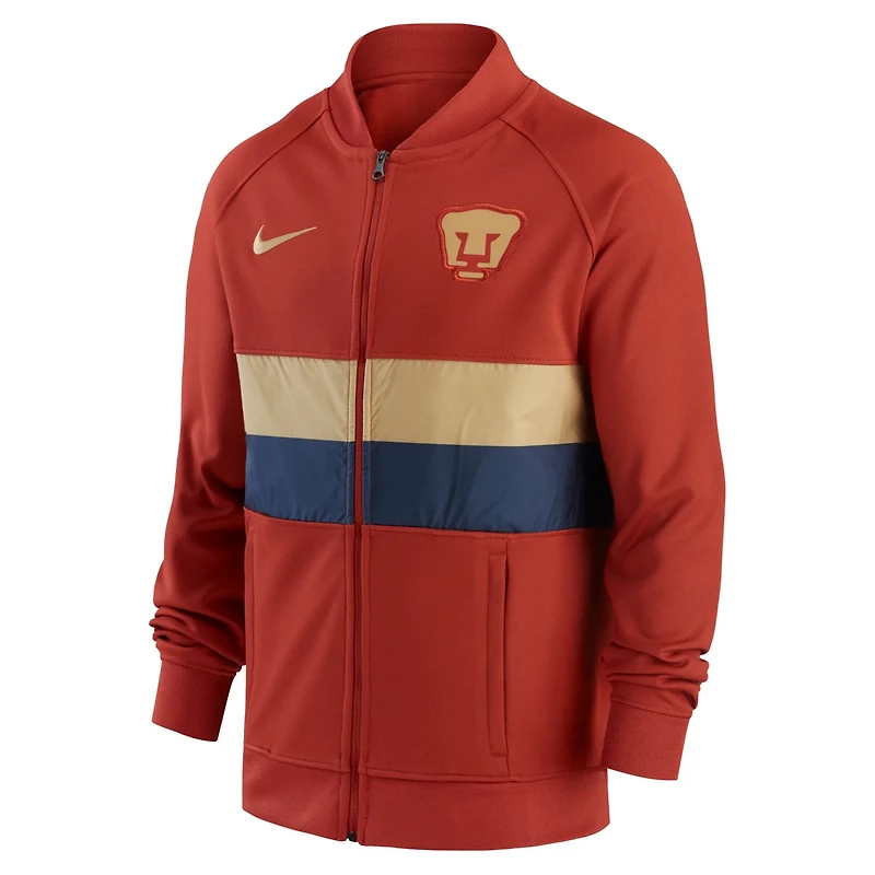 Youth Nike Burnt Pumas I96 Anthem Raglan Full-Zip Jacket