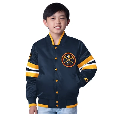 Youth Starter Denver Nuggets Scout Varsity Full-Snap Jacket