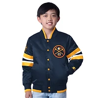 Youth Starter Denver Nuggets Scout Varsity Full-Snap Jacket