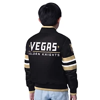 Youth Starter Gold Vegas Golden Knights Scout 1 Full-Snap Varsity Jacket
