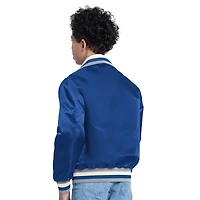 Youth Starter Los Angeles Dodgers The Captain Jr Cooperstown Collection Full-Zip Varsity Jacket