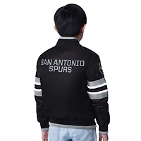 Youth Starter San Antonio Spurs Scout Varsity Full-Snap Jacket