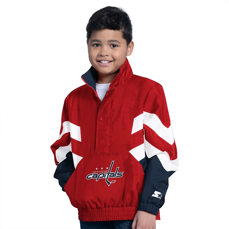 Youth Starter Washington Capitals Prospect Half-Zip Pullover Top