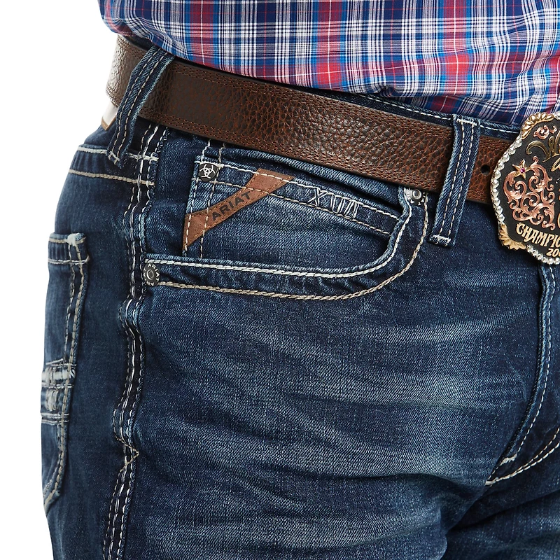 Ariat Men's M4 Low Rise Stretch Adkins Boot Cut Jeans