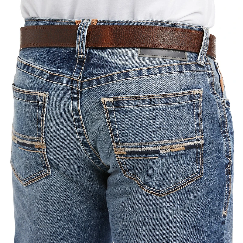 Ariat Men's M4 Low Rise Stretch Longspur Stackable Straight Leg Jeans