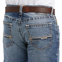 Ariat Men's M4 Low Rise Stretch Longspur Stackable Straight Leg Jeans
