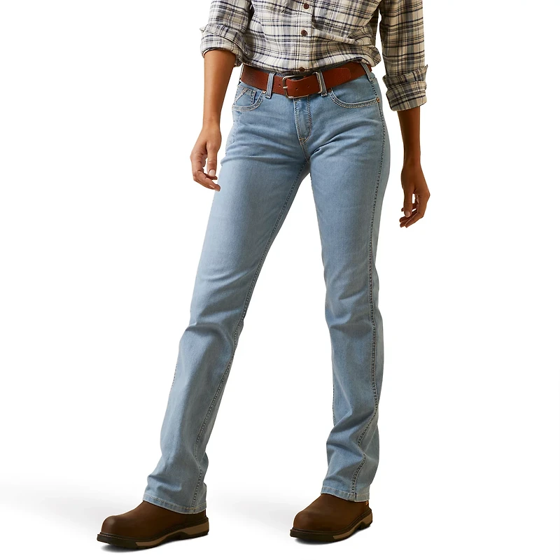 Ariat Women's Plus Rebar Riveter Straight Jeans