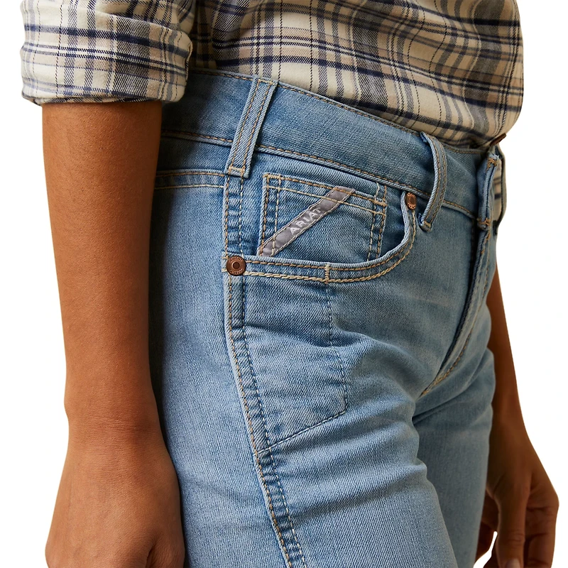 Ariat Women's Plus Rebar Riveter Straight Jeans