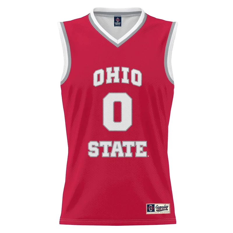 GameDay Greats 0 Ohio State Buckeyes Lightweight Women's Basketball Fashion Jersey