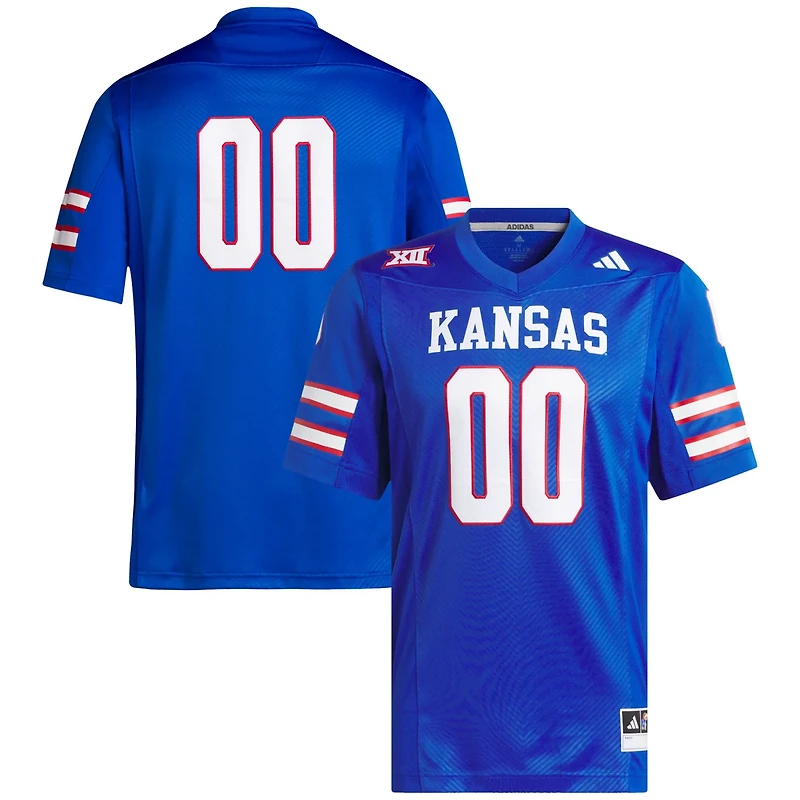 adidas 00 Kansas Jayhawks Premier Football Jersey