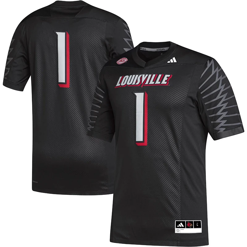 adidas 1 Louisville Cardinals Premier Football Jersey