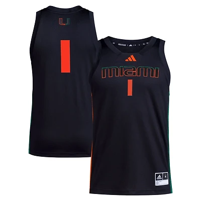 adidas 1 Miami Hurricanes Swingman Jersey