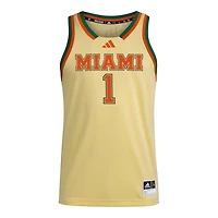 adidas 1 Miami Hurricanes Swingman Jersey