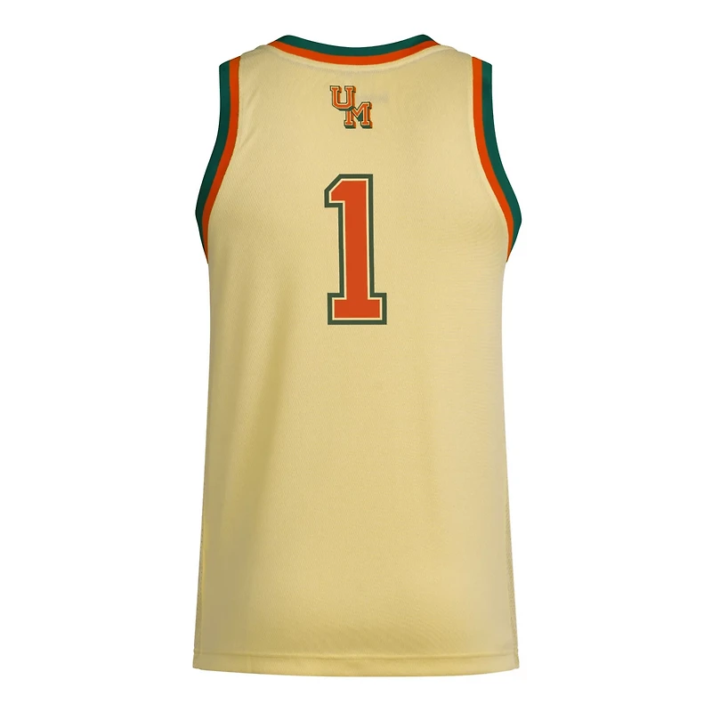 adidas 1 Miami Hurricanes Swingman Jersey
