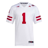 adidas 1 Nebraska Huskers Premier Football Jersey