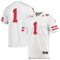 adidas 1 Nebraska Huskers Team Premier Football Jersey