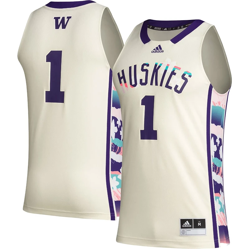 adidas 1 Washington Huskies Honoring Black Excellence Basketball Jersey