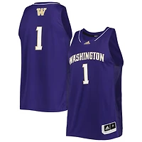 adidas 1 Washington Huskies Team Swingman Basketball Jersey