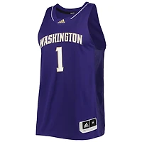 adidas 1 Washington Huskies Team Swingman Basketball Jersey