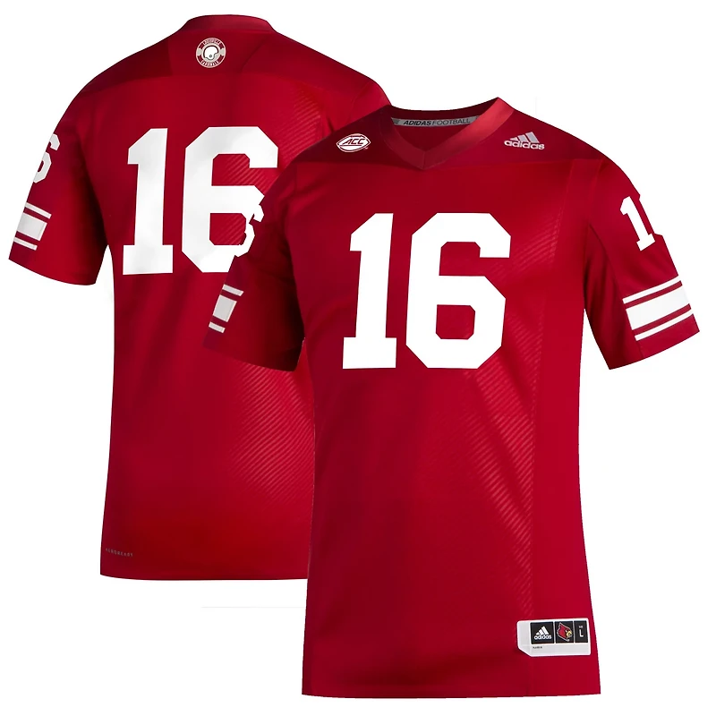 adidas 16 Louisville Cardinals Premier Strategy Football Jersey