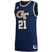 adidas 21 Georgia Tech Yellow Jackets Swingman Basketball Jersey