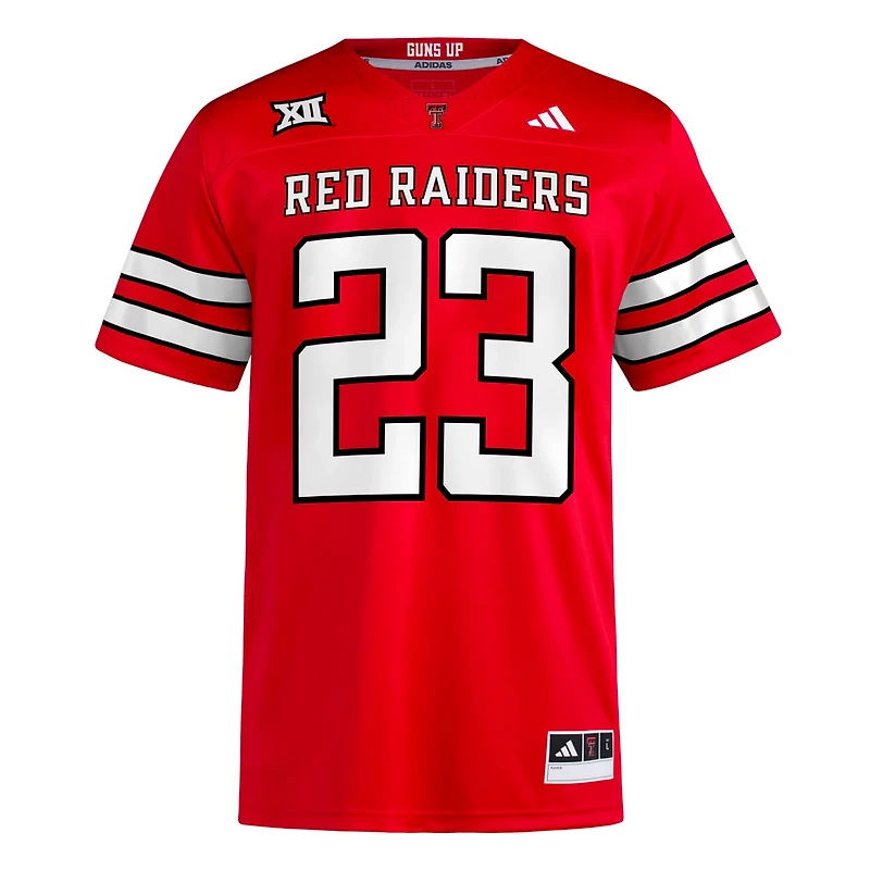 adidas 23 Texas Tech Raiders Home Premier Football Jersey