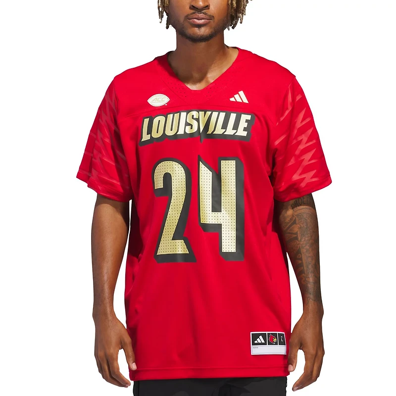 adidas 24 Louisville Cardinals Alternate Premier Strategy Jersey