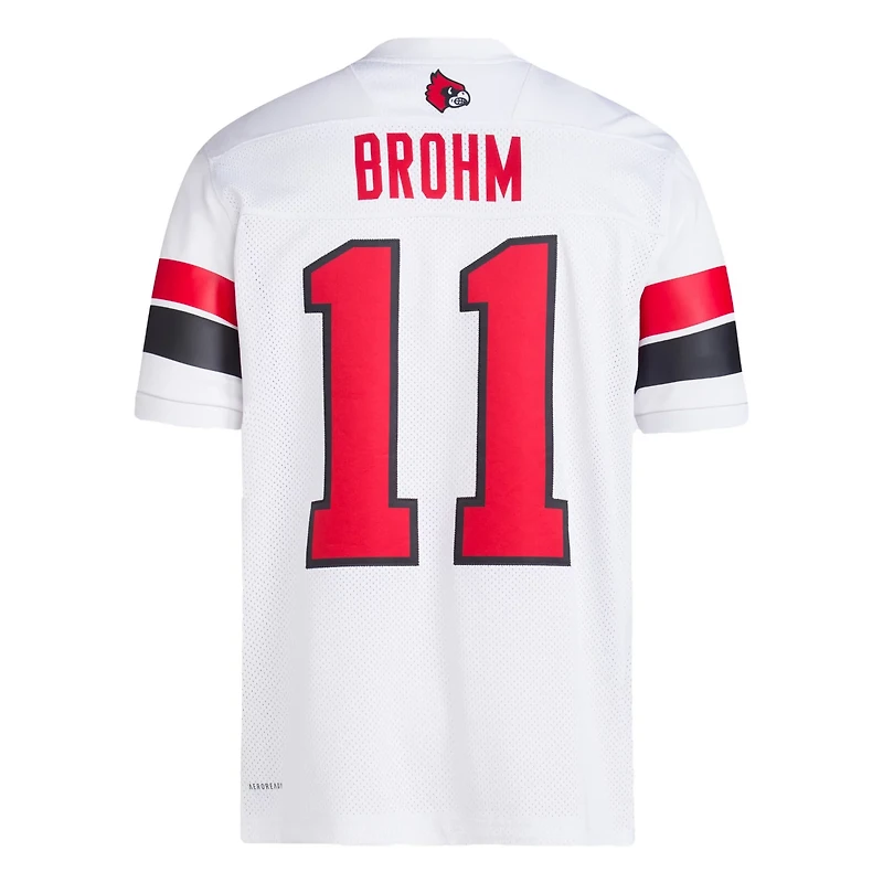 adidas Jeff Brohm Louisville Cardinals Football Icon Premier Jersey