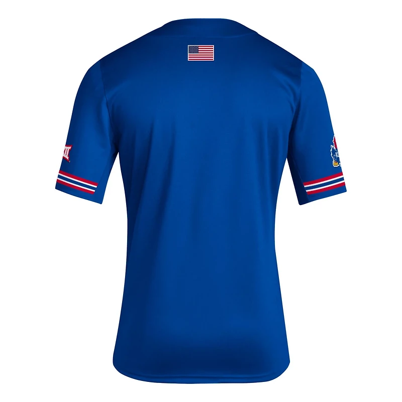 adidas Kansas Jayhawks Reverse Retro Replica Baseball Jersey