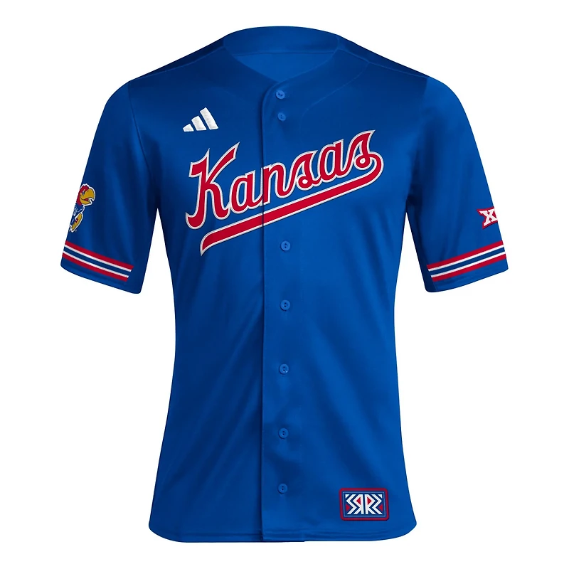 adidas Kansas Jayhawks Reverse Retro Replica Baseball Jersey