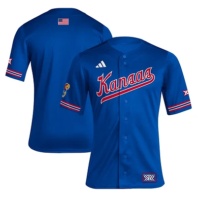 adidas Kansas Jayhawks Reverse Retro Replica Baseball Jersey