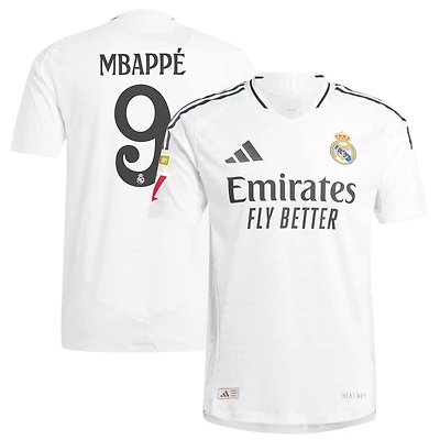adidas Kylian Mbappe Real Madrid 2024 25 Home Authentic Player Jersey